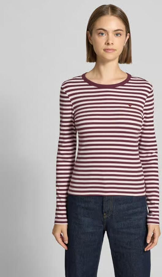 Only Regular fit shirt met lange mouwen van katoenmix model 'VAL' - Foto 6