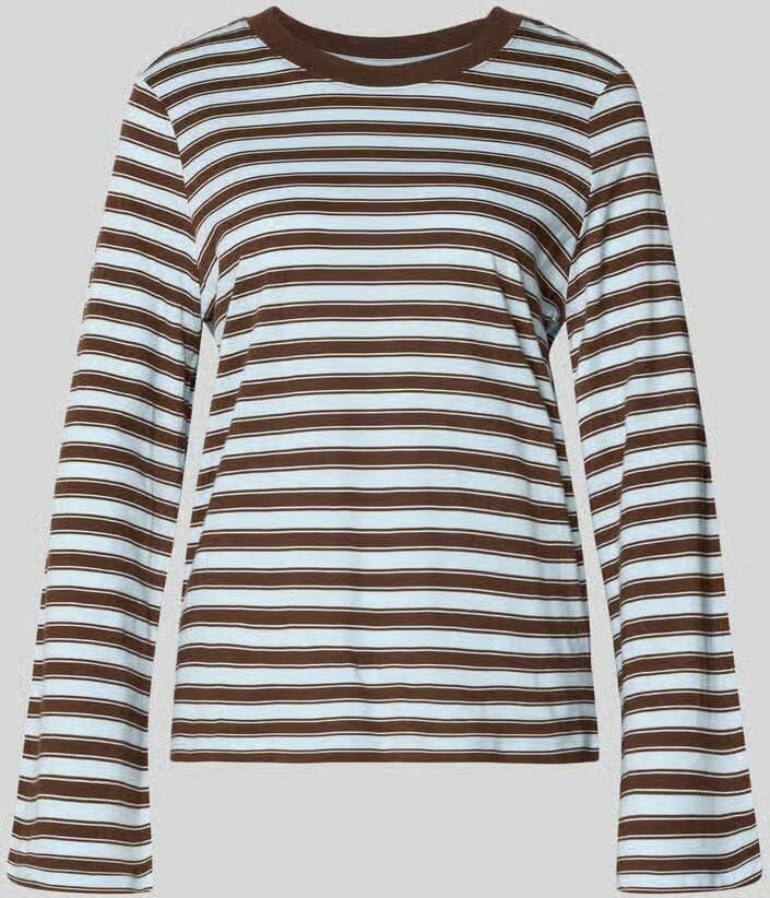 Only Regular fit shirt met lange mouwen van puur katoen model 'LUNA'