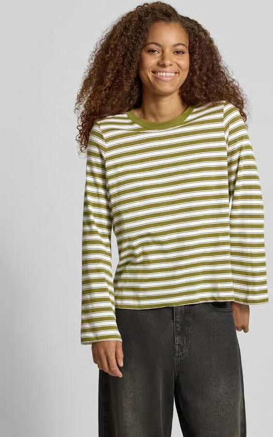 Only Regular fit shirt met lange mouwen van puur katoen model 'LUNA' - Foto 2