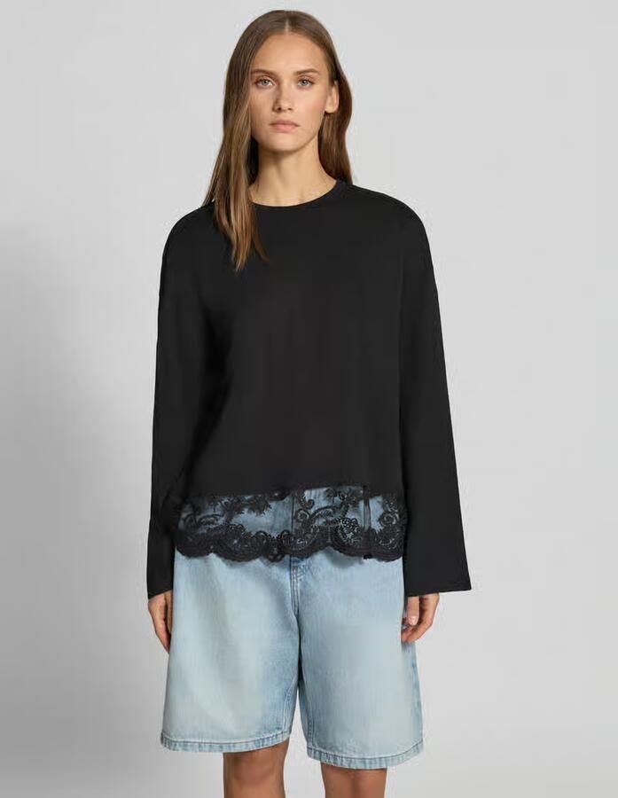 Only Regular fit shirt met lange mouwen van puur katoen model 'VIVVI' - Foto 2