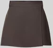 Only Regular fit skort met riemlussen model 'LINDA'