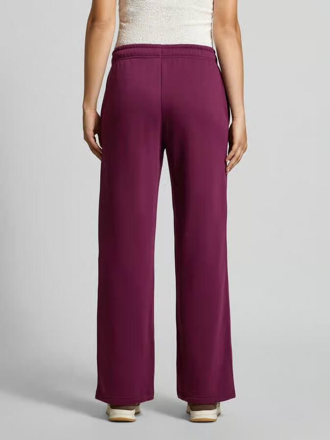 ONLY wide leg regular waist sweatpants donkerpaars - Foto 5