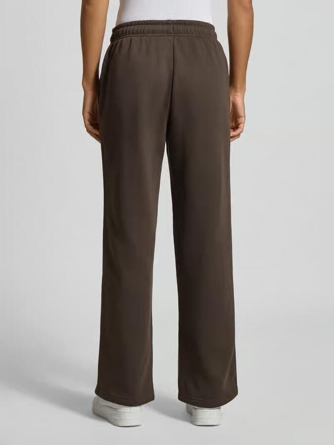 ONLY wide leg regular waist sweatpants donkerbruin - Foto 3