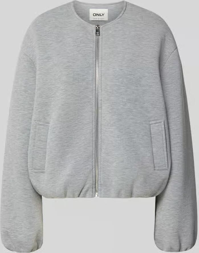 Only Regular fit sweatjack met viscose model 'ELLIE'