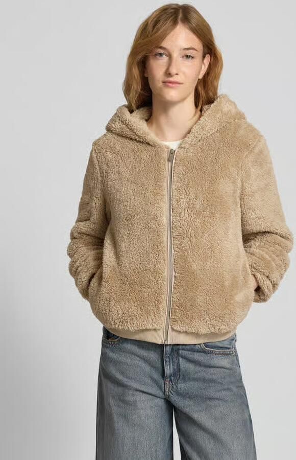 Only Pluche jas met capuchon ONLNEWANNA CONTACT SHERPA JKT OTW NOOS - Foto 5