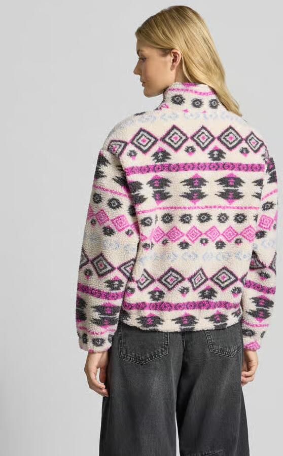 Only Regular Fit sweatshirt met all-over motief model 'JANNE' - Foto 3