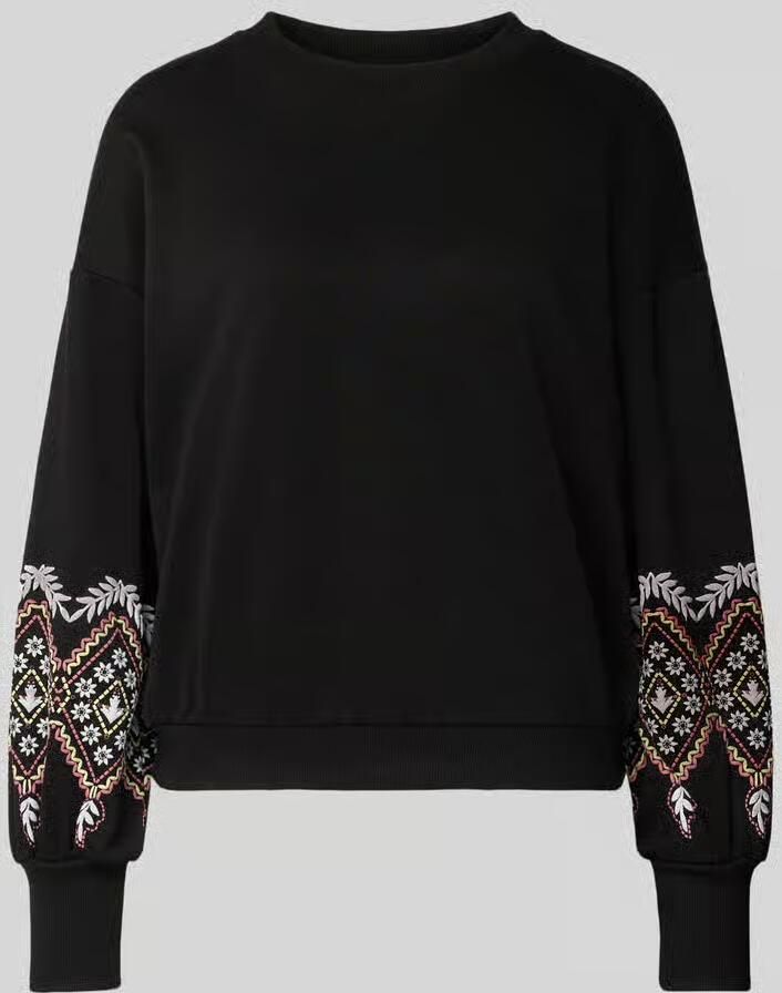 Only Regular fit sweatshirt van katoenmix model 'BROOKE' - Foto 2