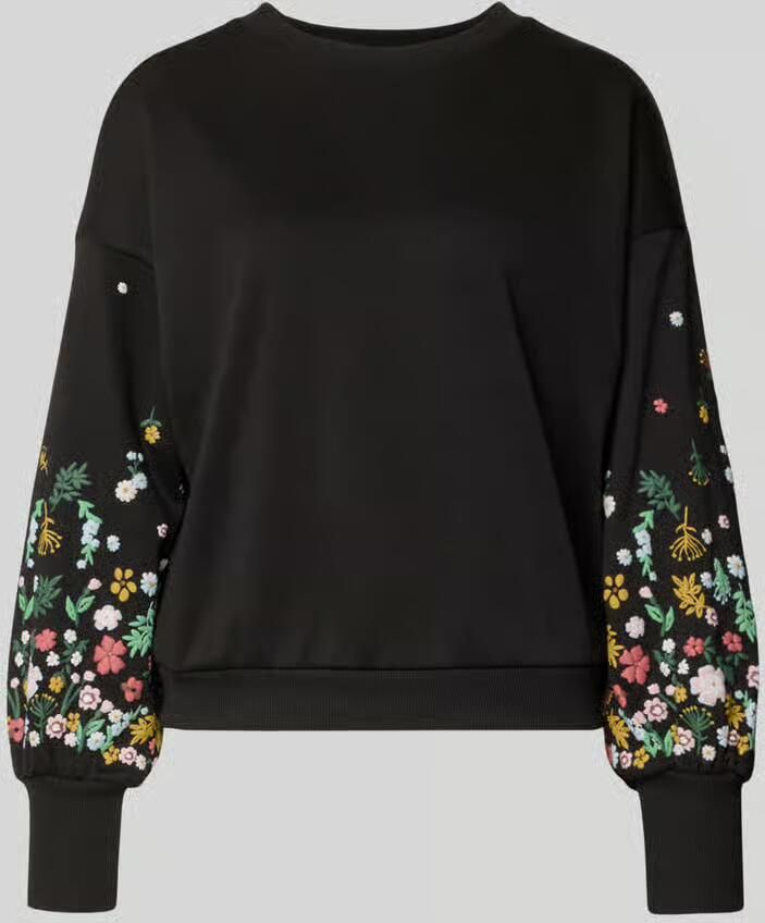 Only Regular fit sweatshirt van katoenmix model 'BROOKE' - Foto 5