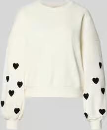Only Regular fit sweatshirt van katoenmix model 'MACY' - Foto 9