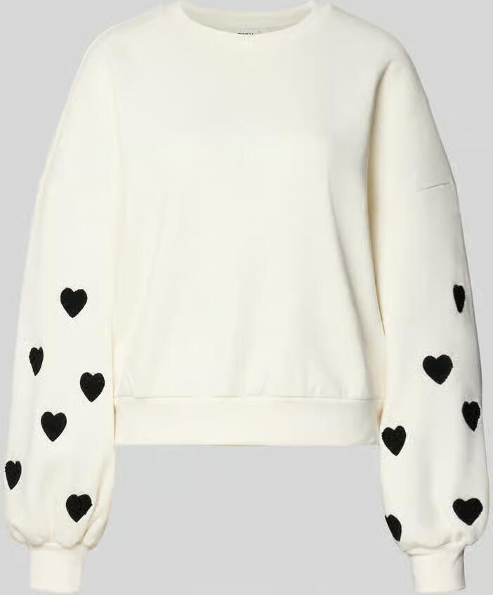 Only Regular fit sweatshirt van katoenmix model 'MACY' - Foto 9