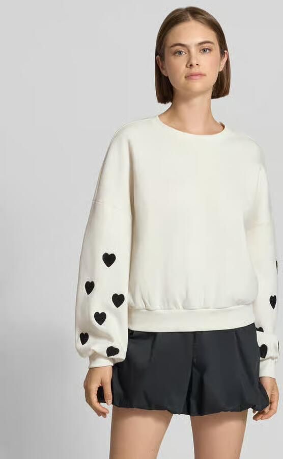 Only Regular fit sweatshirt van katoenmix model 'MACY' - Foto 11