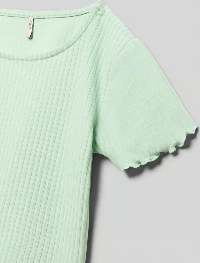 Only regular fit T-shirt met viscose model 'KONELLA'