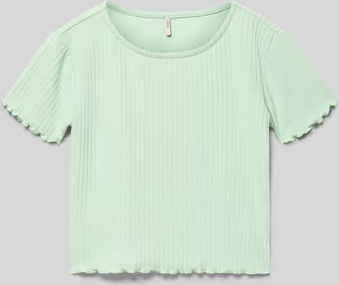 Only regular fit T-shirt met viscose model 'KONELLA' - Foto 2