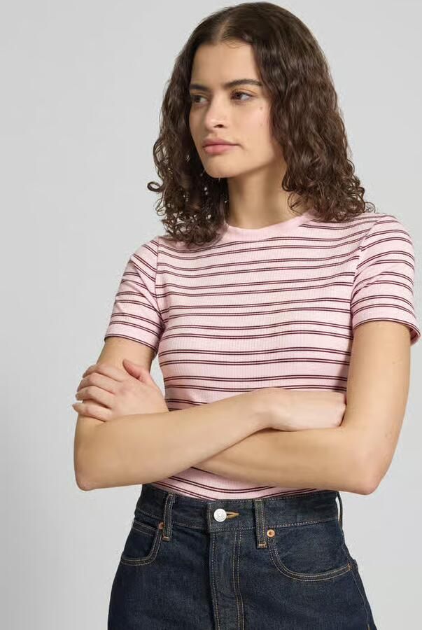 Only Regular fit T-shirt met viscose Model 'LUPE'