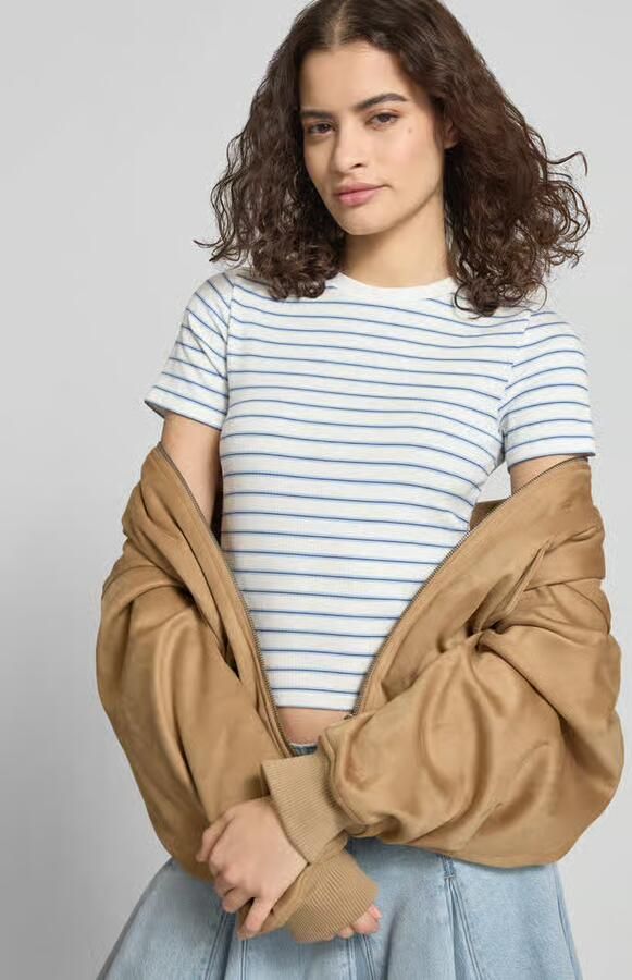 Only Regular fit T-shirt met viscose Model 'LUPE' - Foto 4