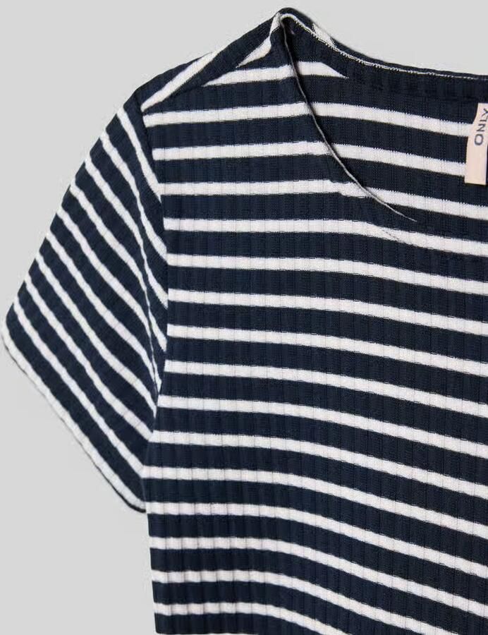 KIDS ONLY Shirt met korte mouwen KOGNELLA STRIPED S S O-NECK TOP JRS - Foto 3