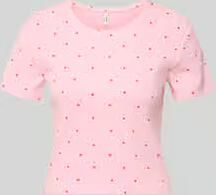 Only regular fit T-shirt van katoenmix model 'FENJA'