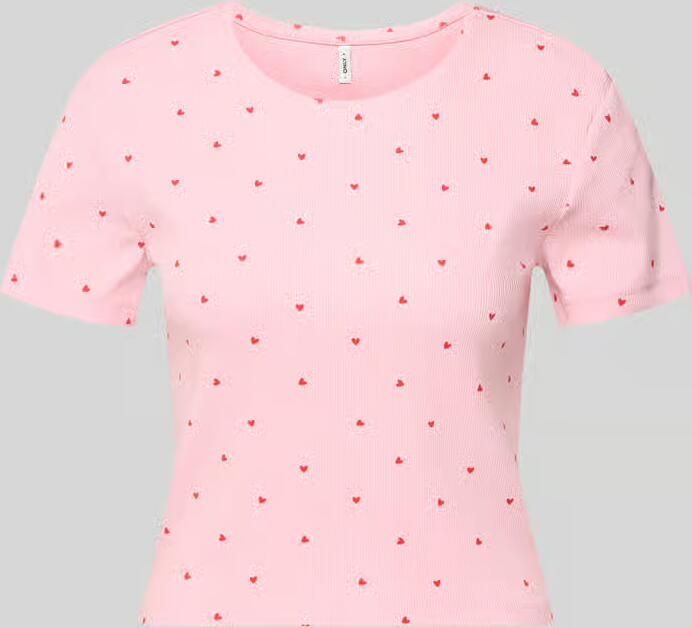 Only regular fit T-shirt van katoenmix model 'FENJA' - Foto 2