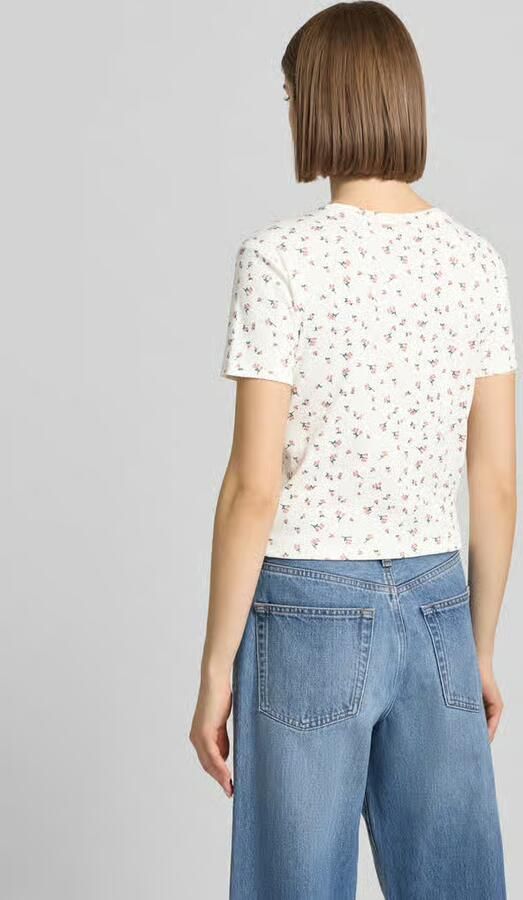 Only regular fit T-shirt van katoenmix model 'FENJA' - Foto 3