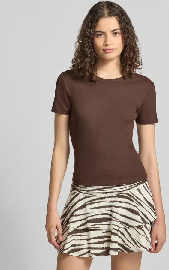 Only regular fit T-shirt van katoenmix model 'VAL' - Foto 2