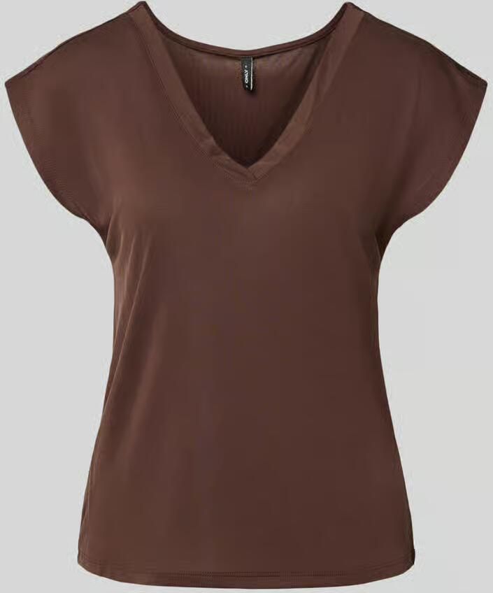 Only Regular fit t-shirt van modalmix model 'FREE' - Foto 2