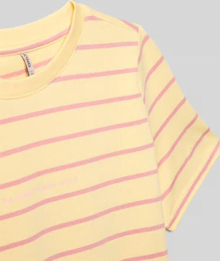 Only regular fit T-shirt van puur biologisch katoen model 'HELLE'