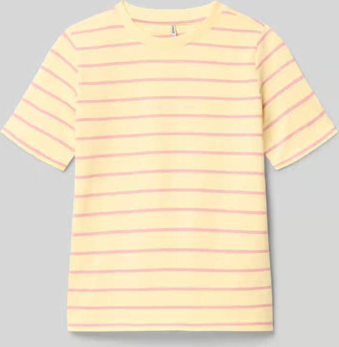 Only regular fit T-shirt van puur biologisch katoen model 'HELLE' - Foto 2