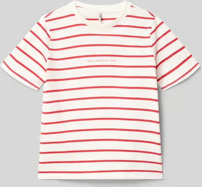 Only regular fit T-shirt van puur biologisch katoen model 'HELLE' - Foto 2