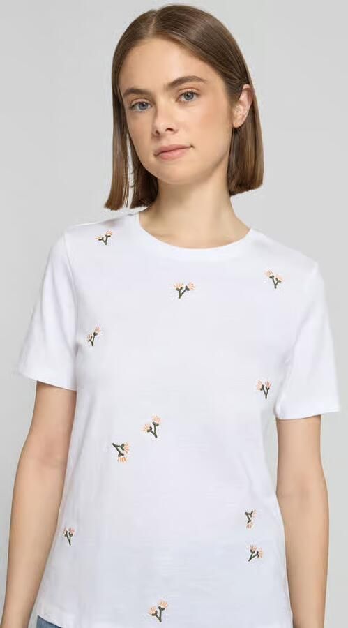 Only regular fit T-shirt van puur biologisch katoen model 'KETTY'