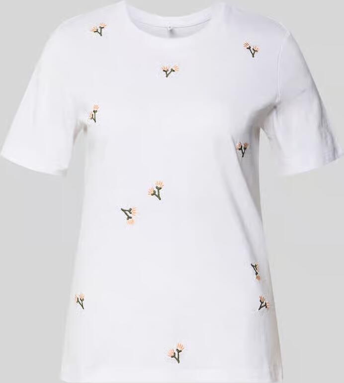 Only regular fit T-shirt van puur biologisch katoen model 'KETTY' - Foto 2