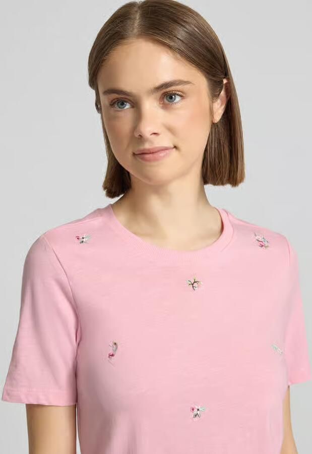 Only regular fit T-shirt van puur biologisch katoen model 'KETTY'