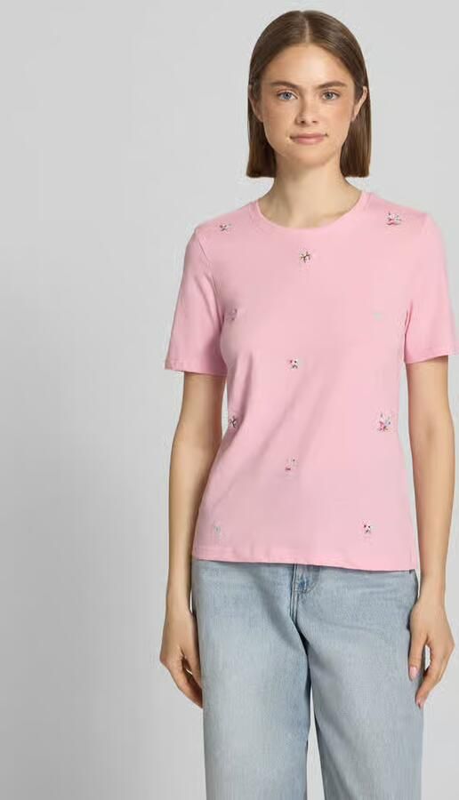 Only regular fit T-shirt van puur biologisch katoen model 'KETTY' - Foto 3