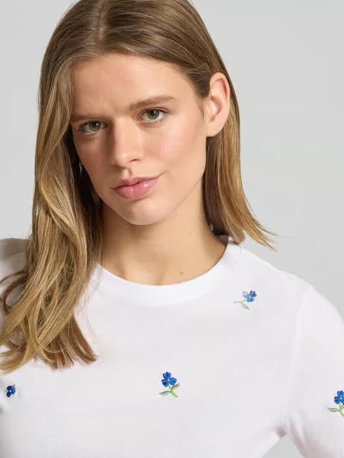 Only Regular fit T-shirt van puur biologisch katoen Model 'KETTY LIFE' - Foto 2
