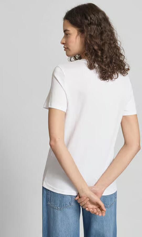 Only Regular fit T-shirt van puur biologisch katoen Model 'KETTY LIFE' - Foto 4