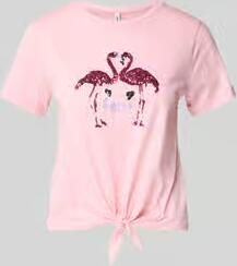 Only regular fit T-shirt van puur katoen model 'DORA LIFE'