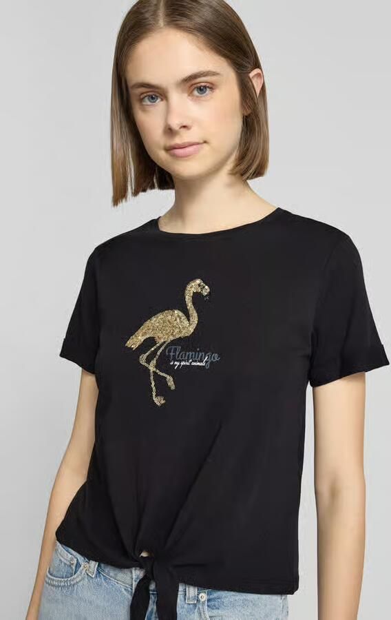 Only regular fit T-shirt van puur katoen model 'DORA LIFE' - Foto 3