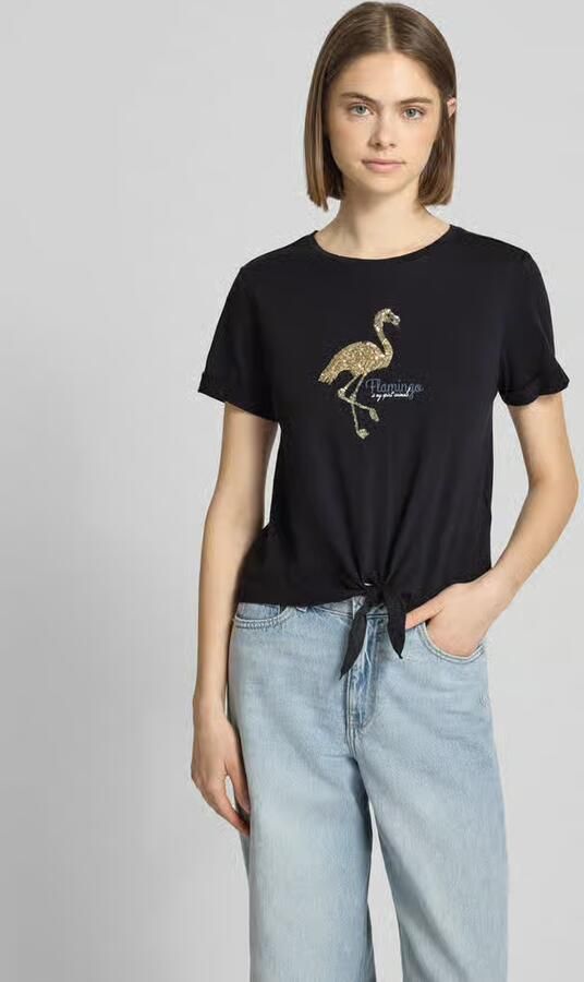 Only regular fit T-shirt van puur katoen model 'DORA LIFE' - Foto 2