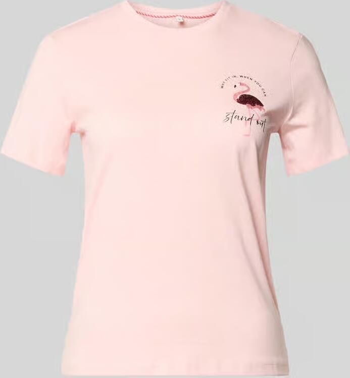 Only regular fit T-shirt van puur katoen model 'KITA' - Foto 4