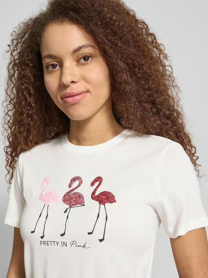 Only regular fit T-shirt van puur katoen model 'KITA'