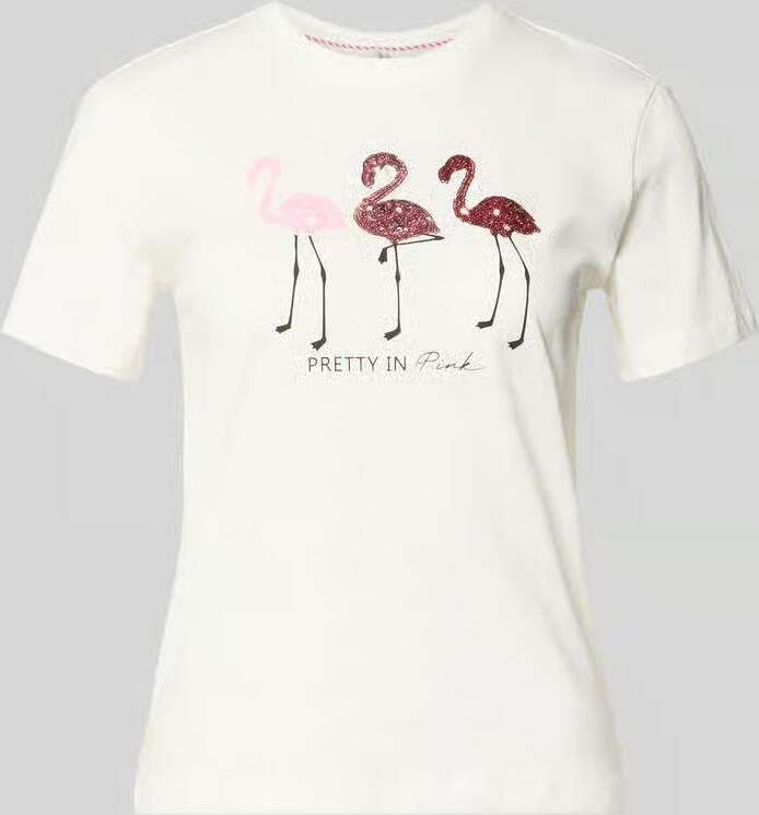Only regular fit T-shirt van puur katoen model 'KITA' - Foto 2