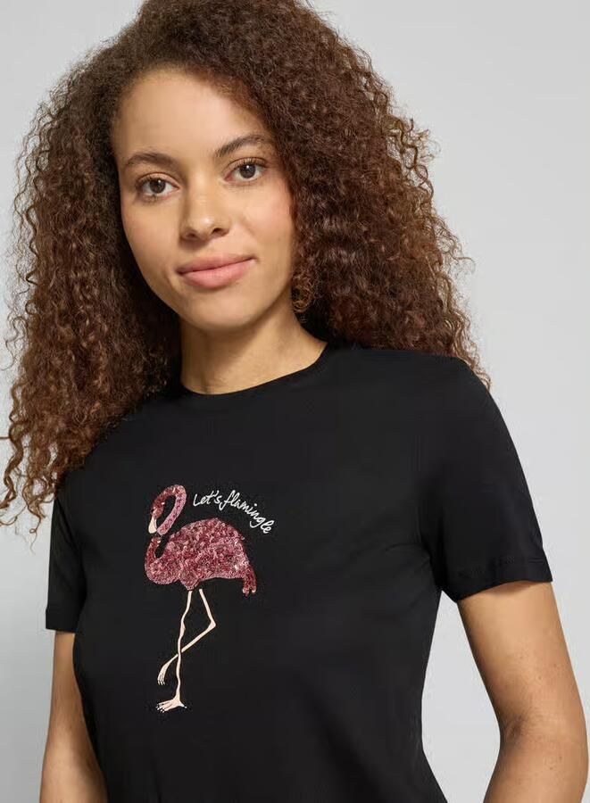 Only regular fit T-shirt van puur katoen model 'KITA'