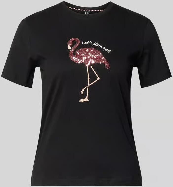 Only regular fit T-shirt van puur katoen model 'KITA' - Foto 2
