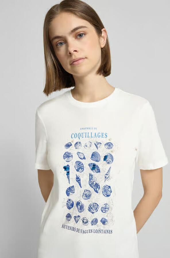Only regular fit T-shirt van puur katoen model 'KITA'