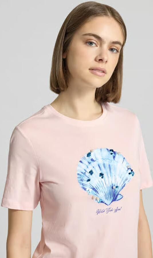 Only regular fit T-shirt van puur katoen model 'KITA'