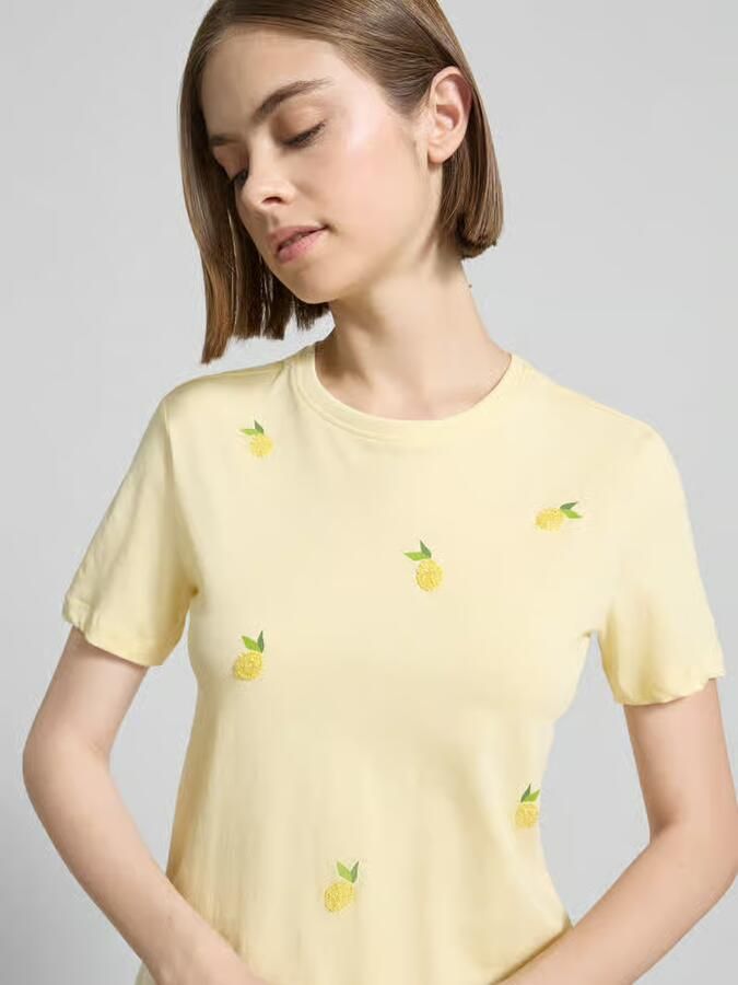 Only regular fit T-shirt van puur katoen model 'KITA'