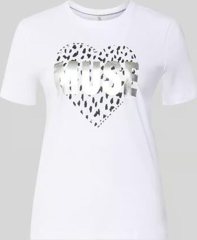 Only regular fit T-shirt van puur katoen model 'KITA'