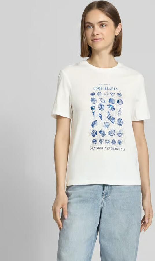 Only regular fit T-shirt van puur katoen model 'KITA' - Foto 2