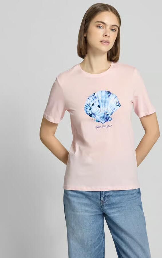 Only regular fit T-shirt van puur katoen model 'KITA' - Foto 2