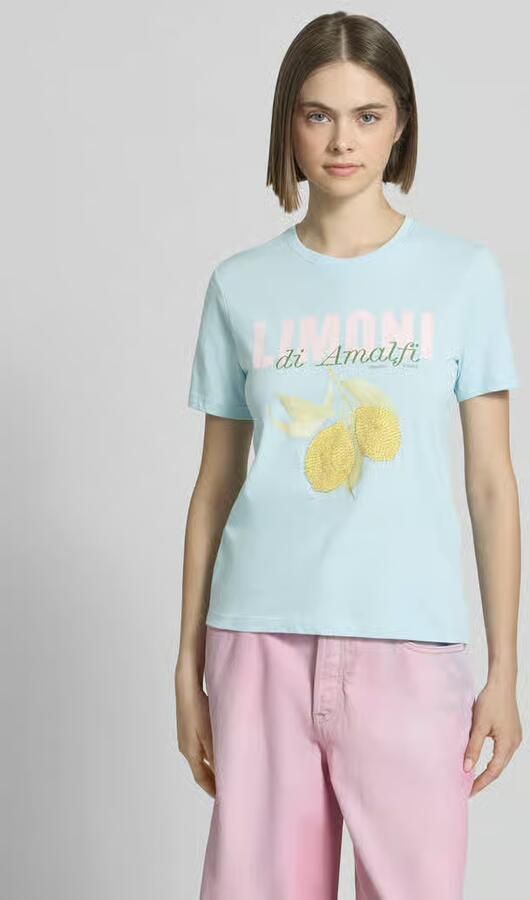 Only regular fit T-shirt van puur katoen model 'KITA' - Foto 2