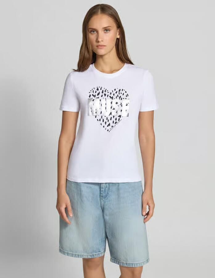 Only regular fit T-shirt van puur katoen model 'KITA' - Foto 2